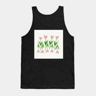 Hand illustrated Flowers Tank Top